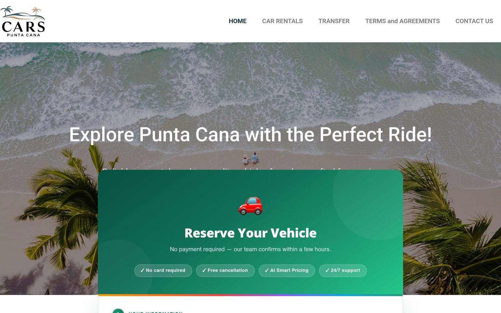Captura de Cars Punta Cana